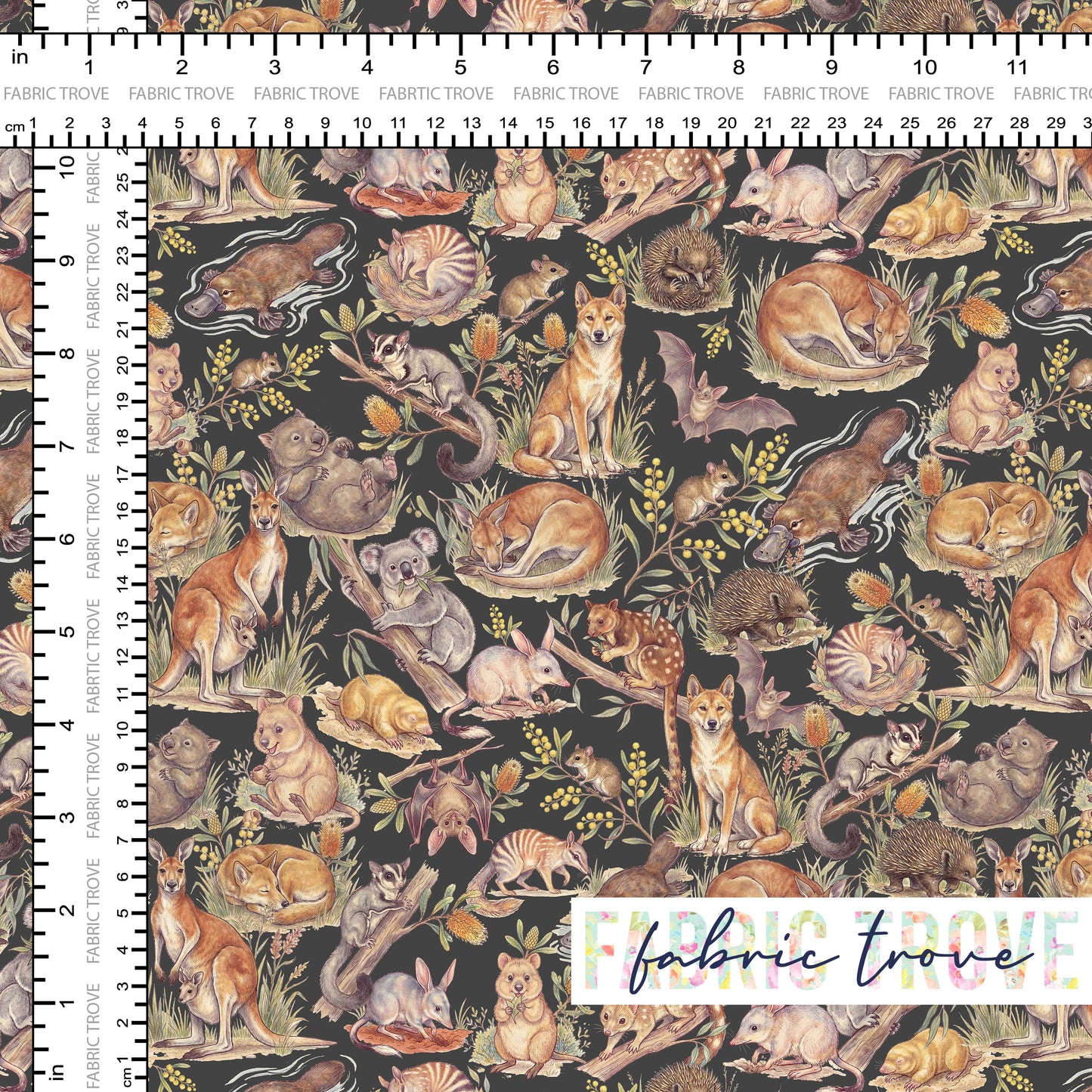 C100 - Aussie Fauna Mix Grey