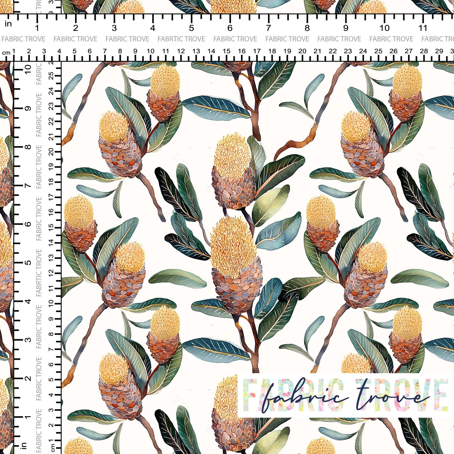 COTTON 100 - Banksia Dreams