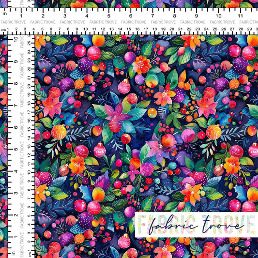 COTTON 100 - Bright Berries