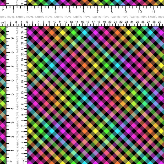 COTTON 100 - Bright Diagonal