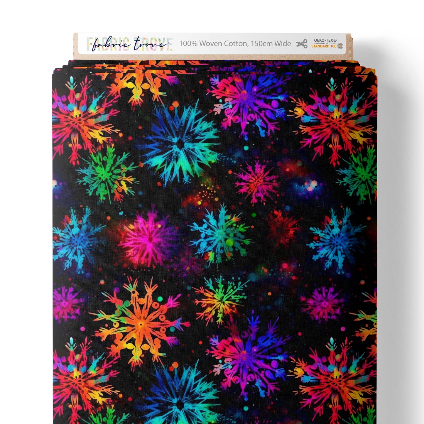 COTTON 100 - Bright Snowflake