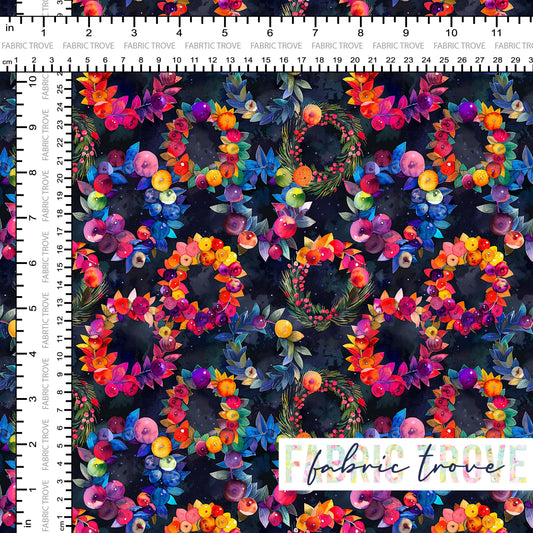 PO #Christmas - Bright Wreath Black