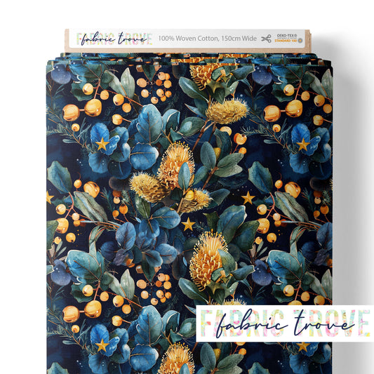 COTTON 100 - Bush Noel Navy