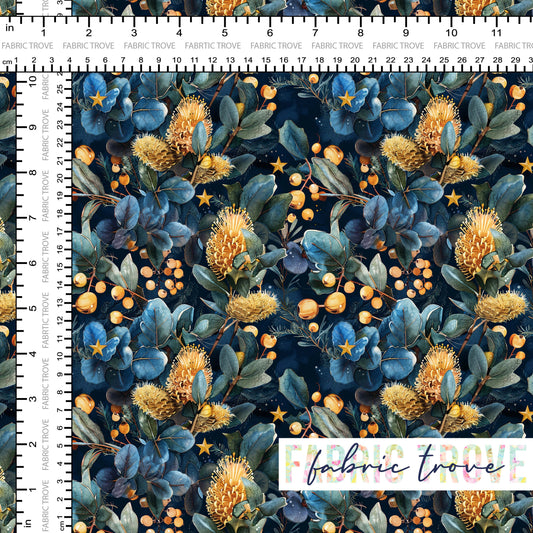 COTTON 100 - Bush Noel Navy