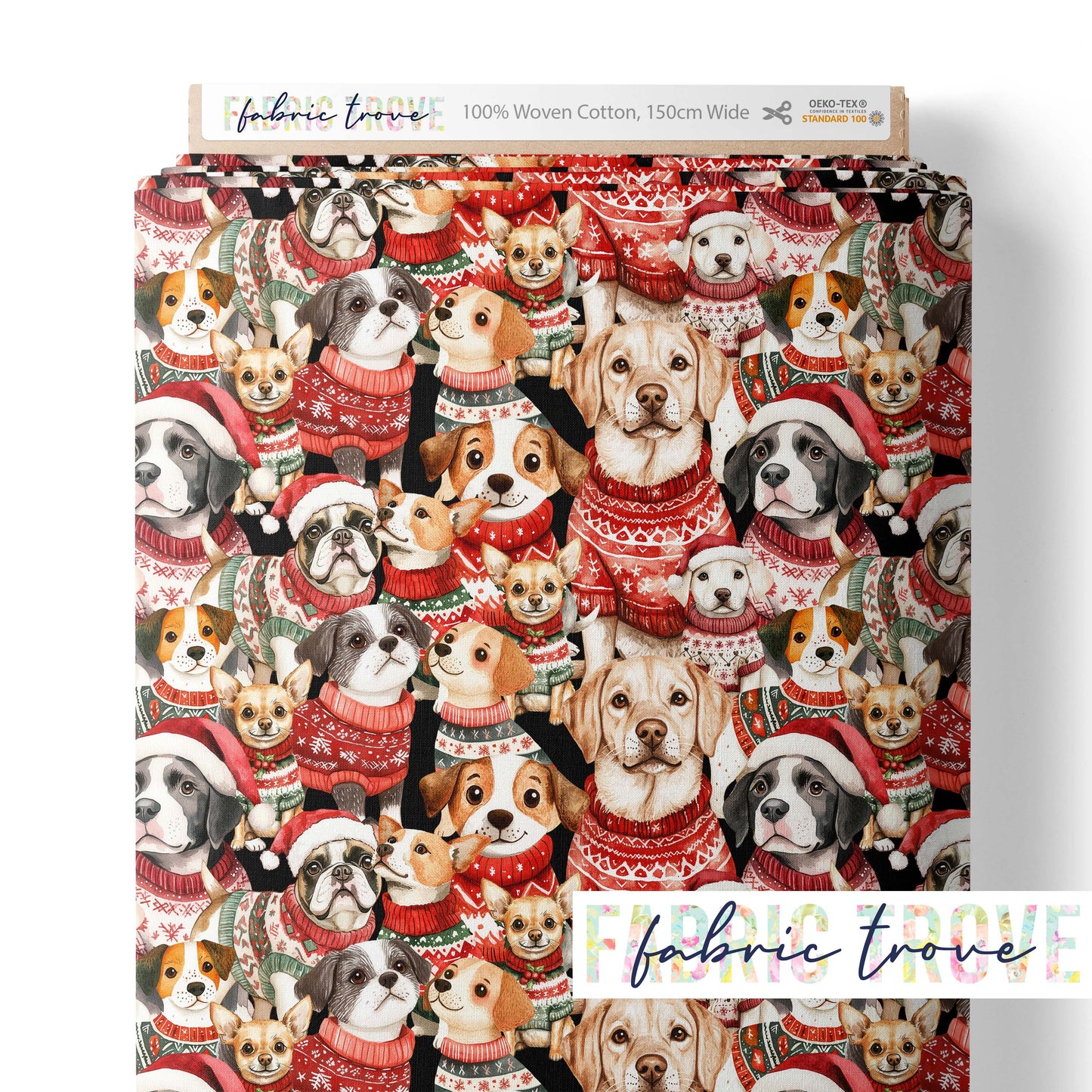 COTTON 100 - Canine Christmas