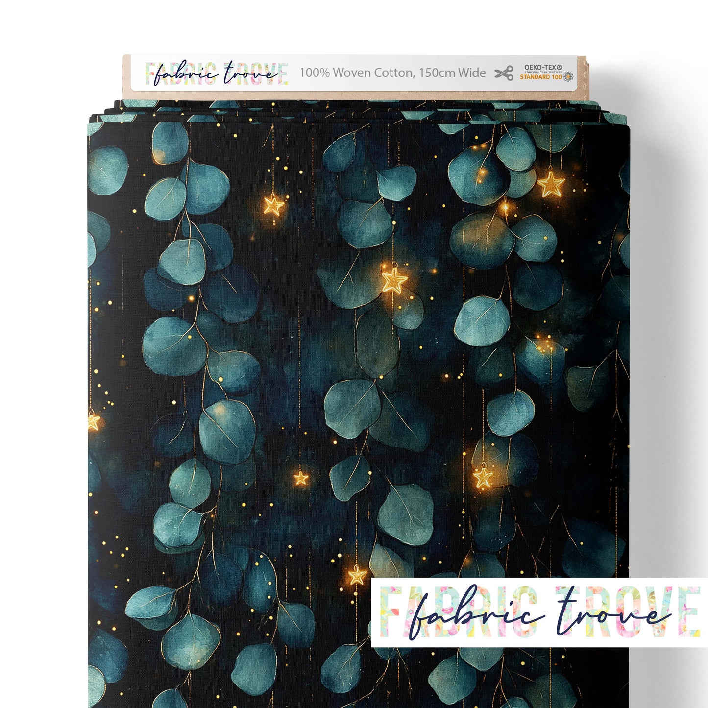 COTTON 100 - Christmas Eucalypt