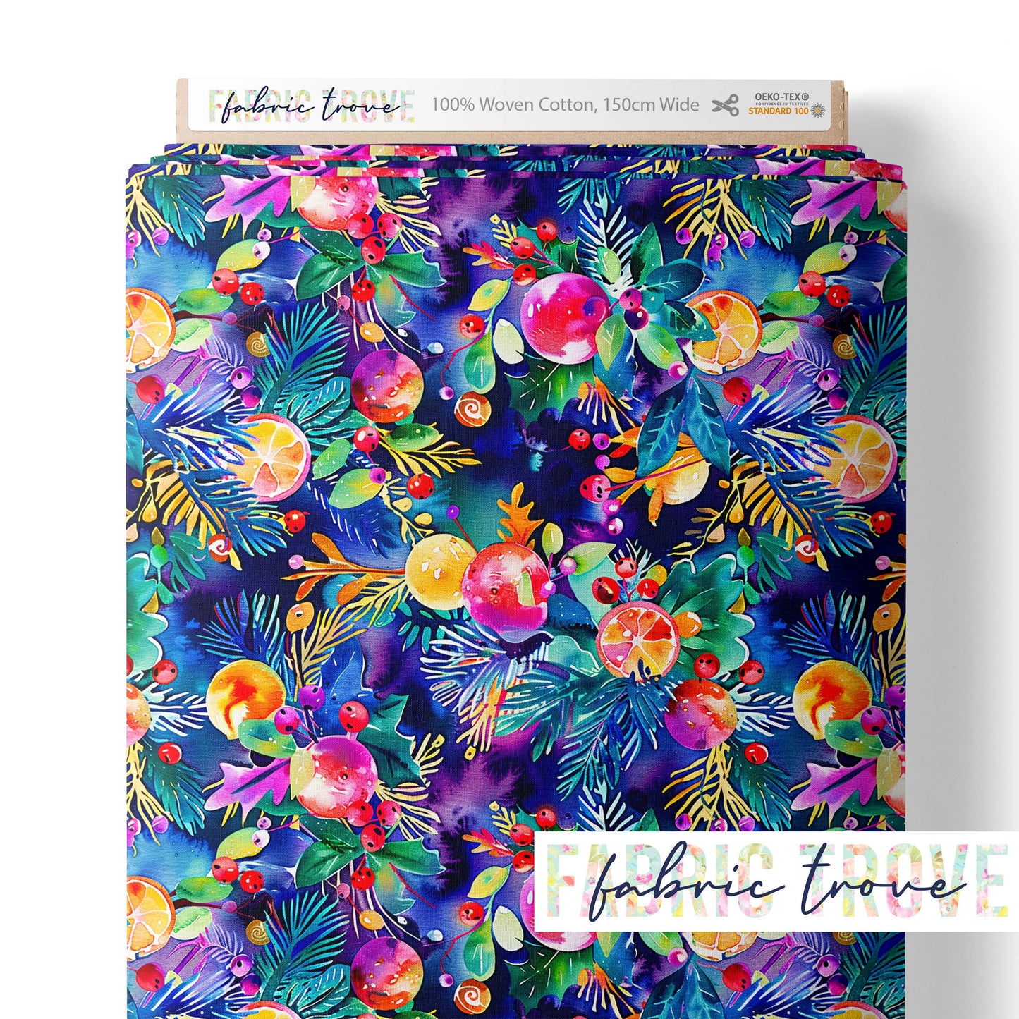 COTTON 100 - Christmas Medley Dark