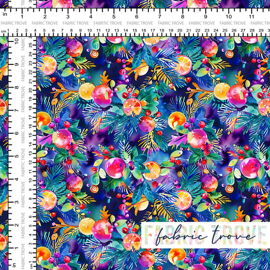 COTTON 100 - Christmas Medley Dark