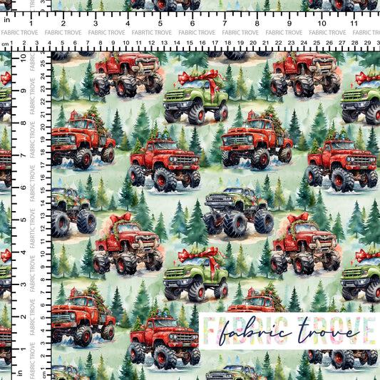 PO #Christmas - Christmas Monster Trucks