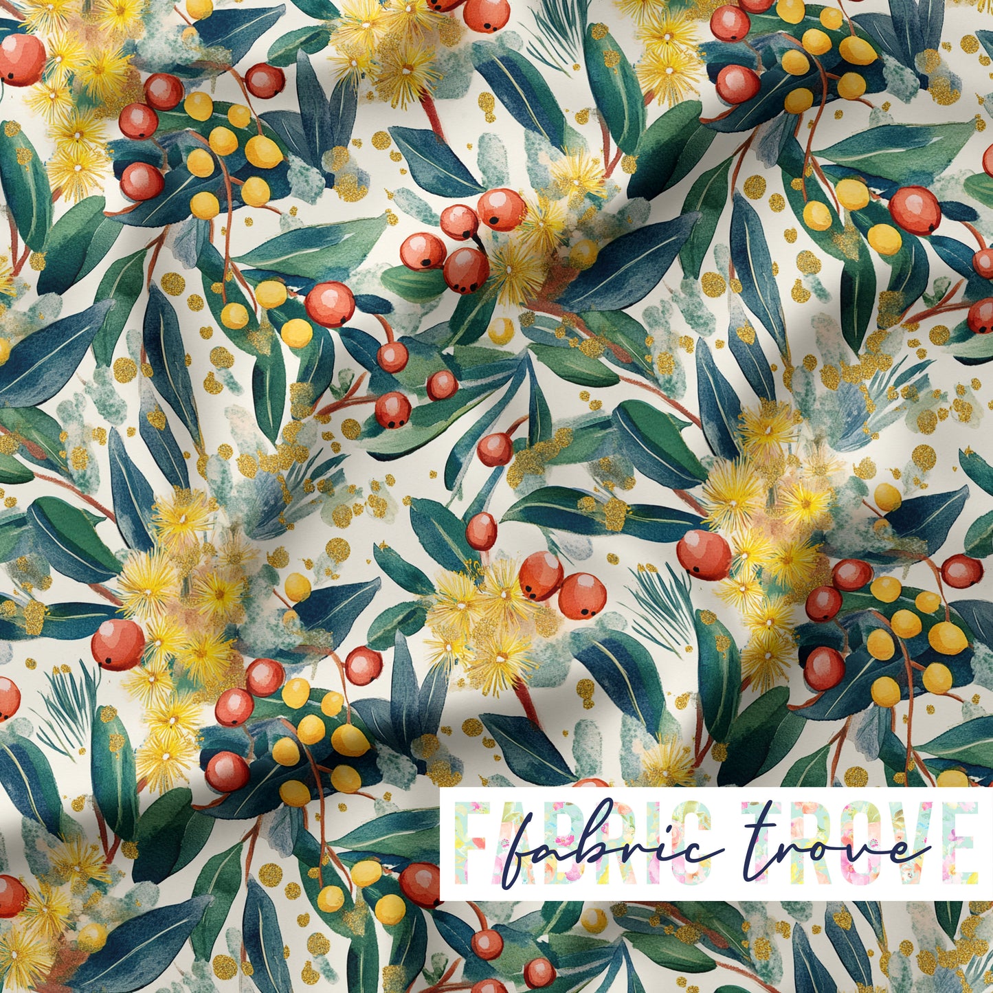 COTTON 100 - Christmas Wattle Cream