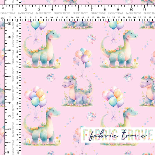 C100 - Dino Party Pink