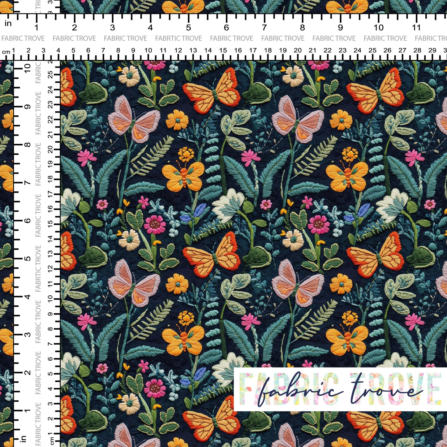 C100 - Faux Embroidered Spring