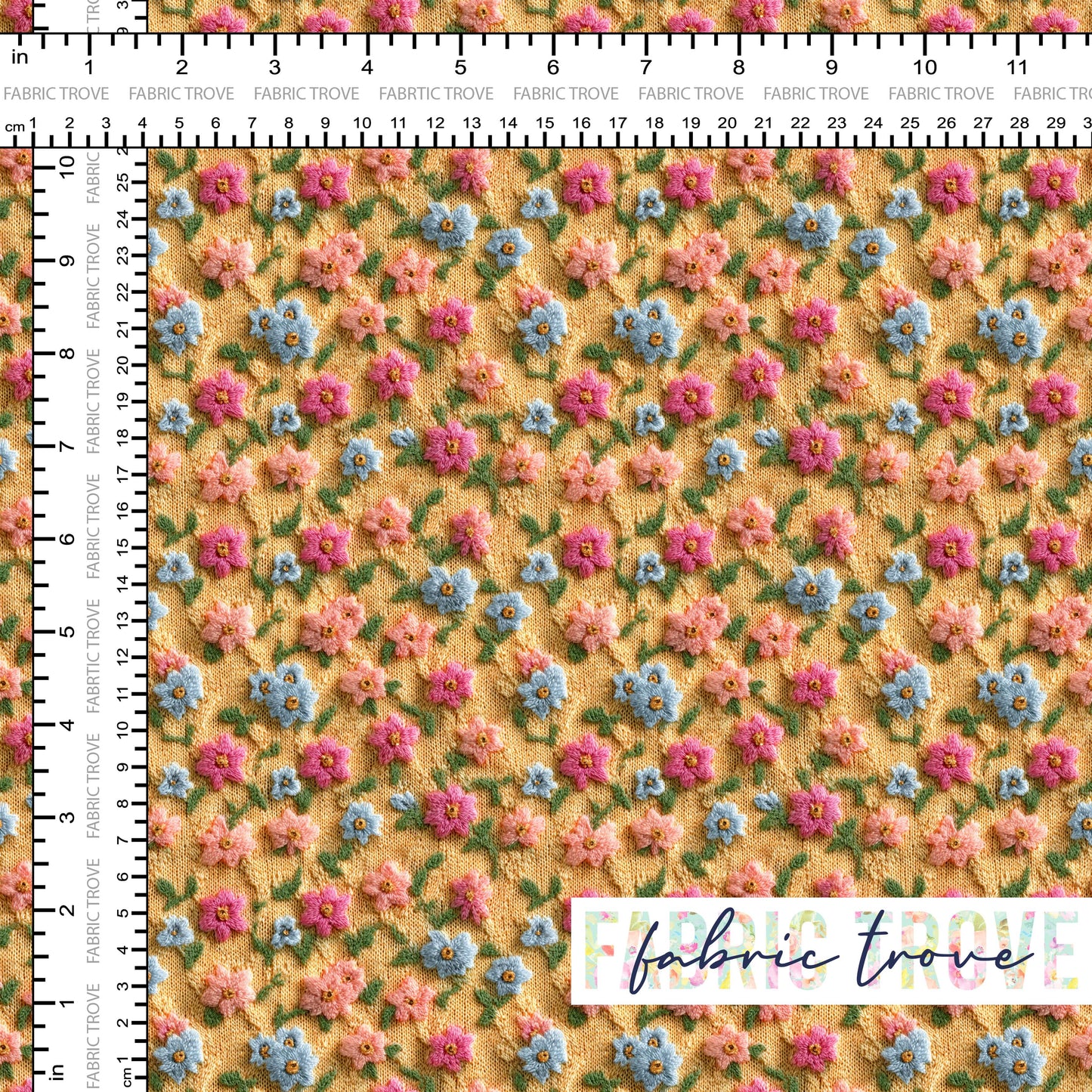 PO #56 - Faux Knitted Daisies