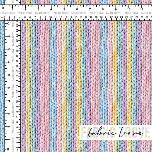 C100 - Faux Knitted Pastel