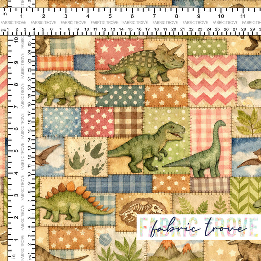 PO #56 - Faux Patchwork Dino