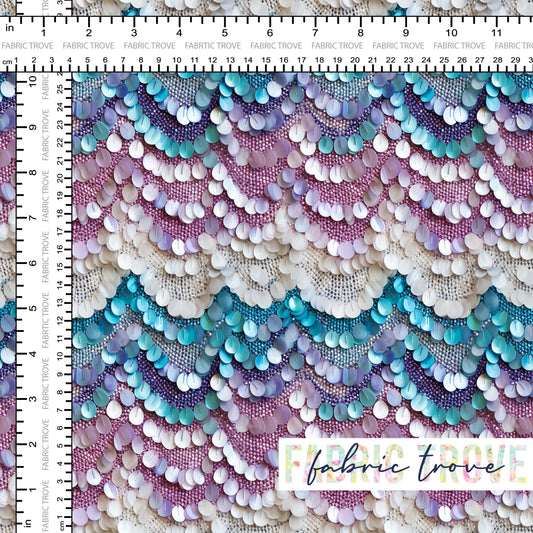 PO #56 - Faux Scalloped Sequines