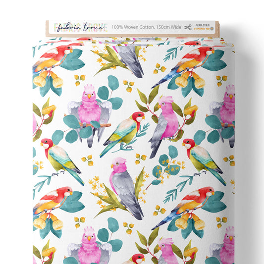 COTTON 100 - Flight of Fancy White