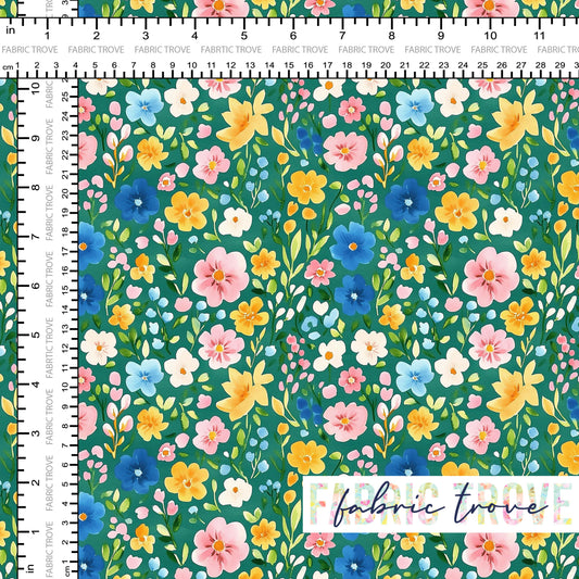 C100 - Green Fields Floral