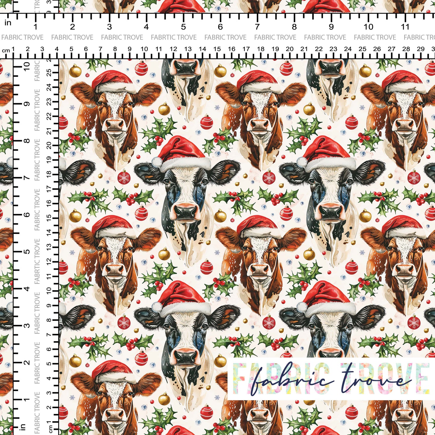 COTTON 100 - Merry Cows