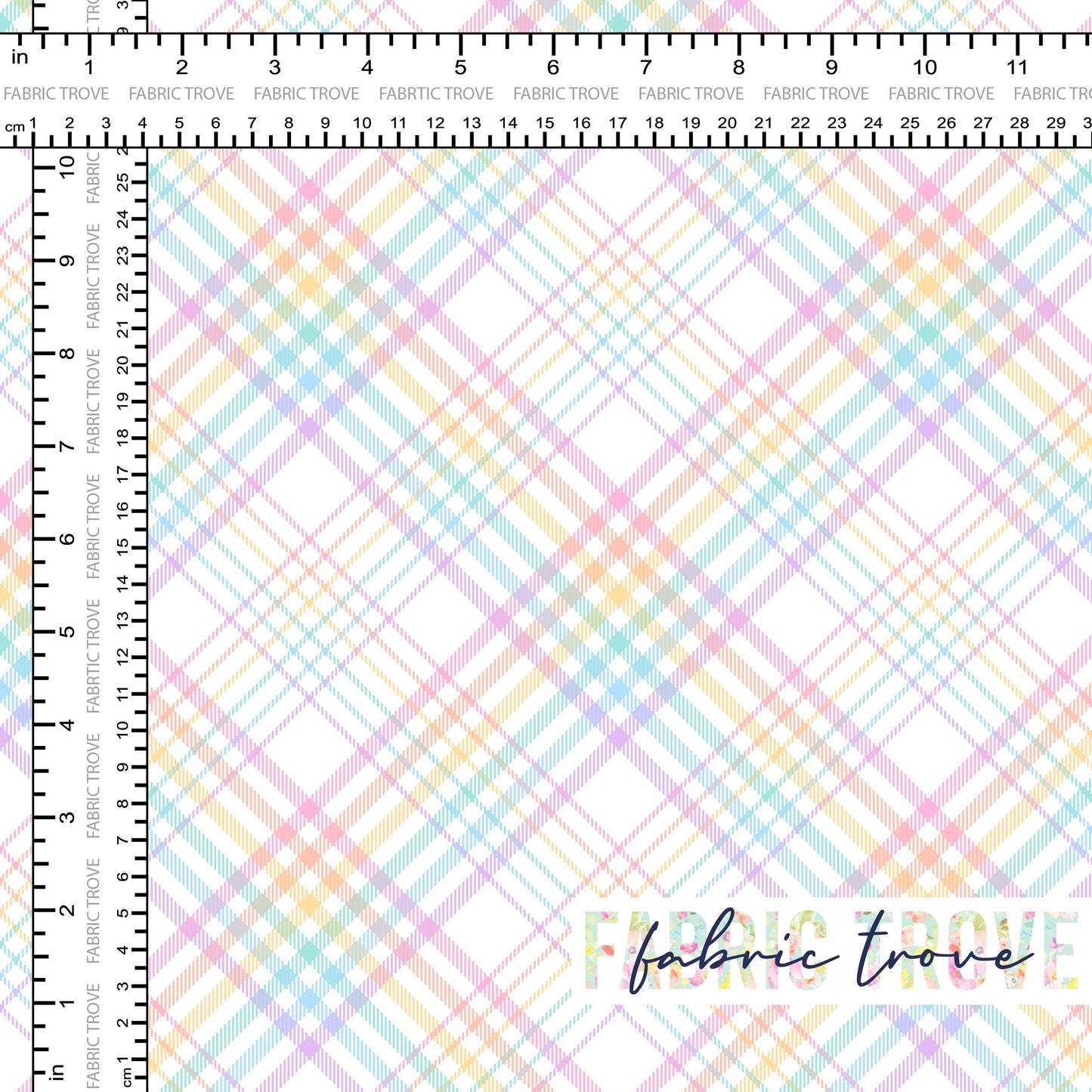 C100 - Pastel Picnic Plaid