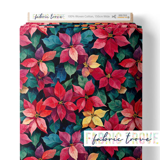 COTTON 100 - Pretty Pointsettea