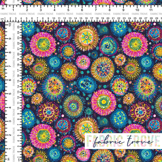 KNIT 95/5 - Star Burst Midnight