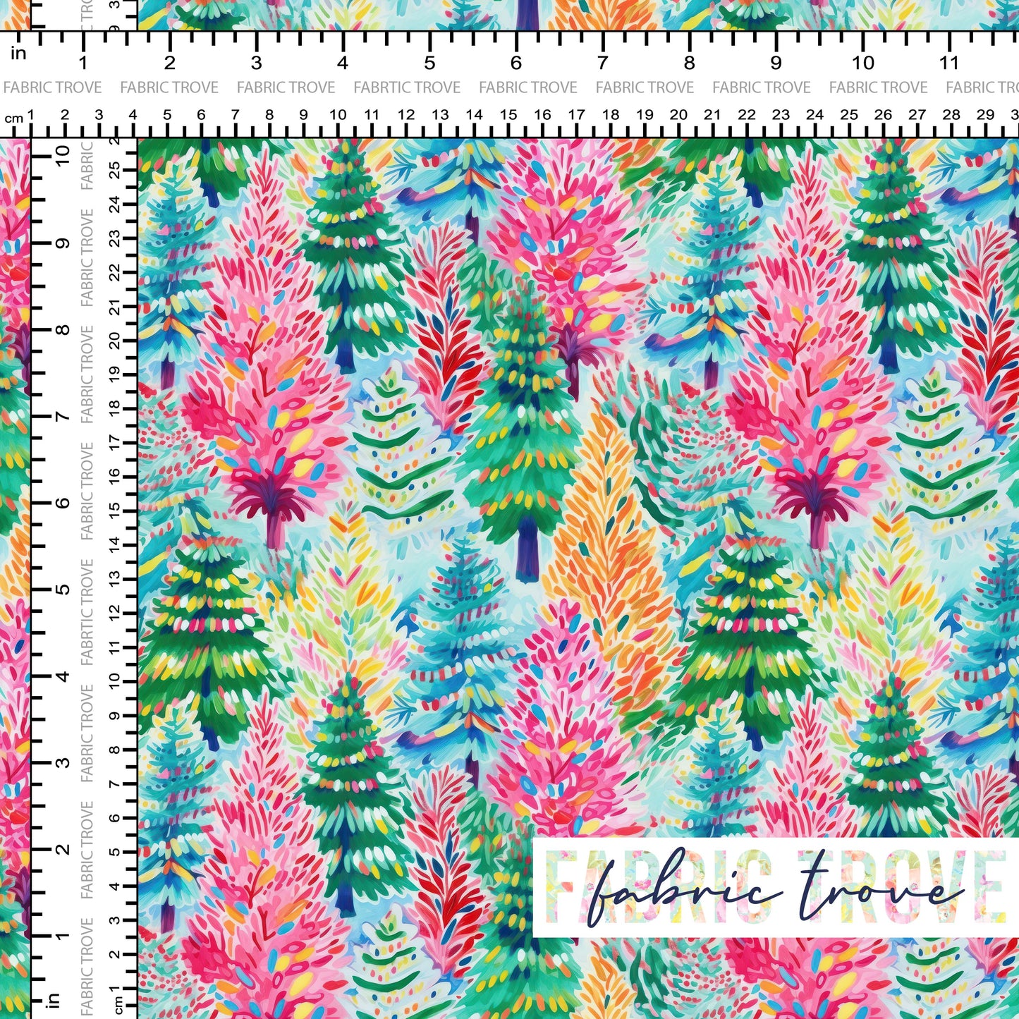 PO #Christmas - Watercolor Christmas Trees