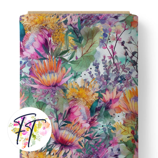 COTTON 100 - Whimsical Warratah