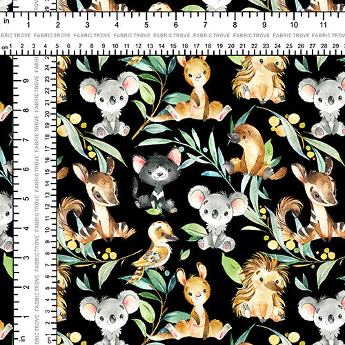 COTTON 100 - Australiana Black