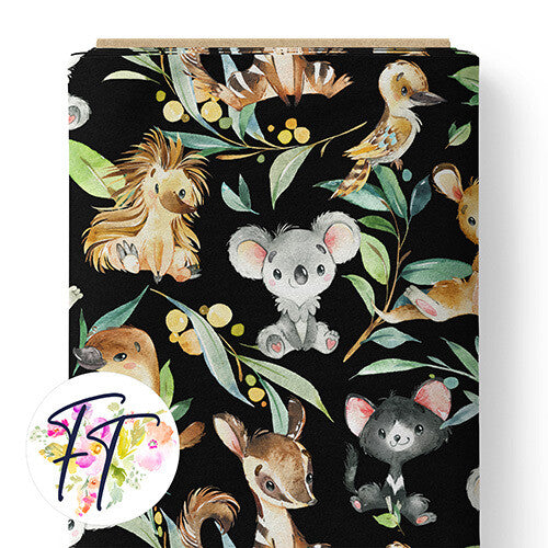 COTTON 100 - Australiana Black