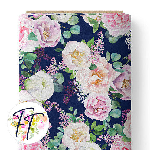 COTTON 100 - Elizabeth Navy