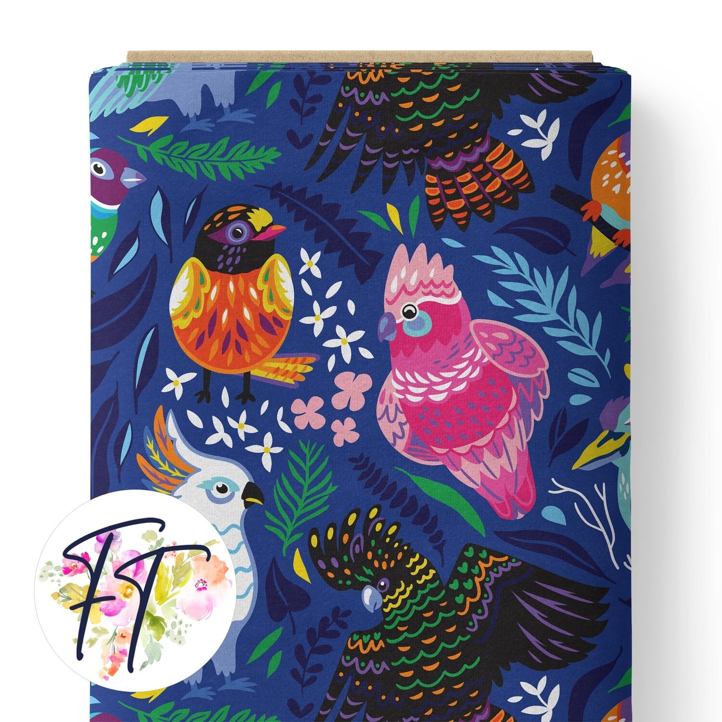 C100 - Ozzy Birds Blue