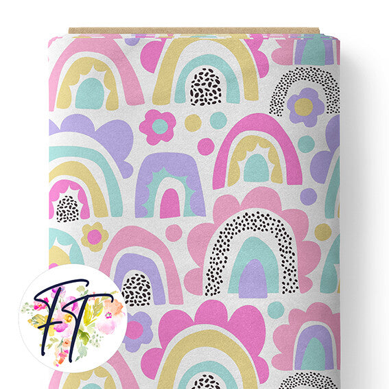 COTTON 100 - Pastel Rainbow