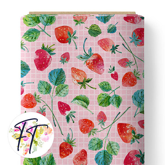 COTTON 100 - Strawberry Picnic