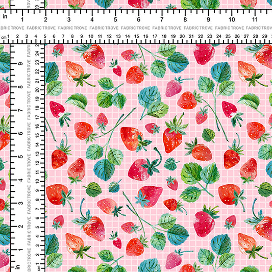 COTTON 100 - Strawberry Picnic