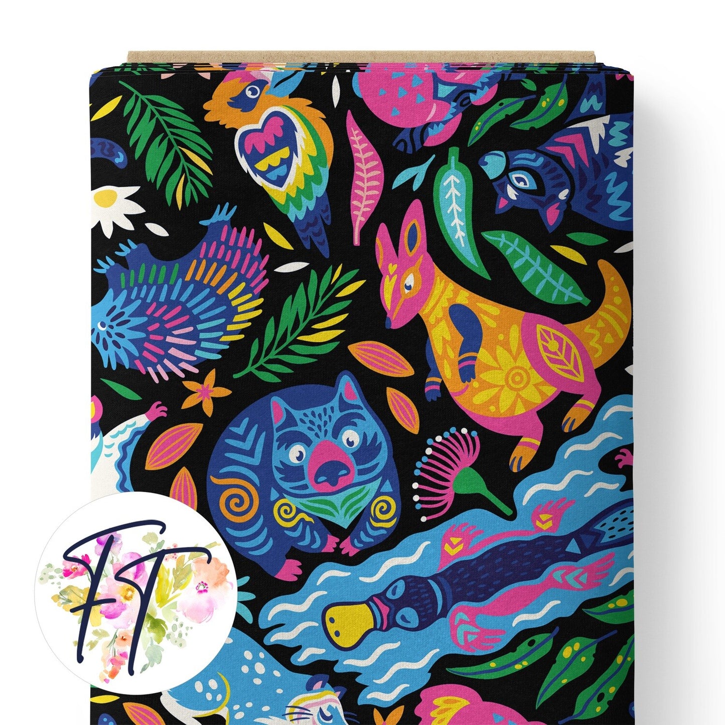 COTTON 100 - Ozzy Animals Black