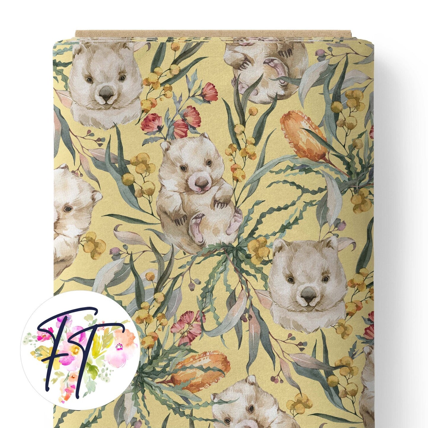 Wombat Dreams Yellow