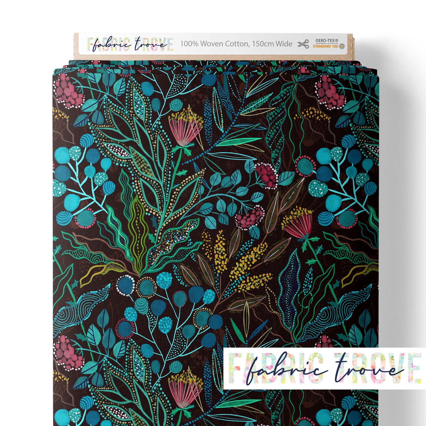C100 - Abstract Wattle Brown