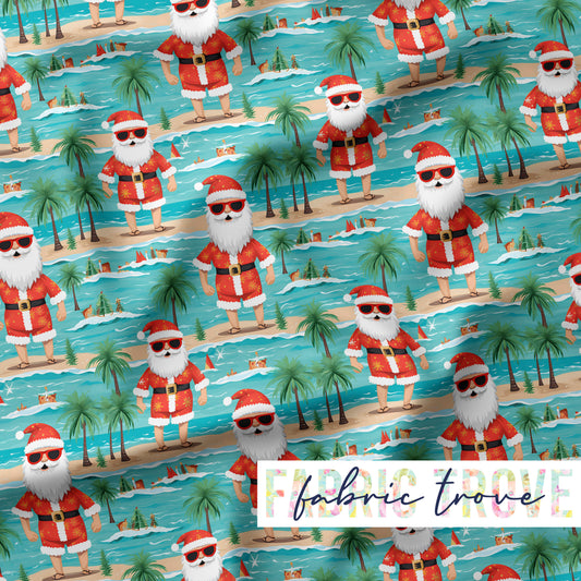 PO #Christmas - Beach Fun Santa