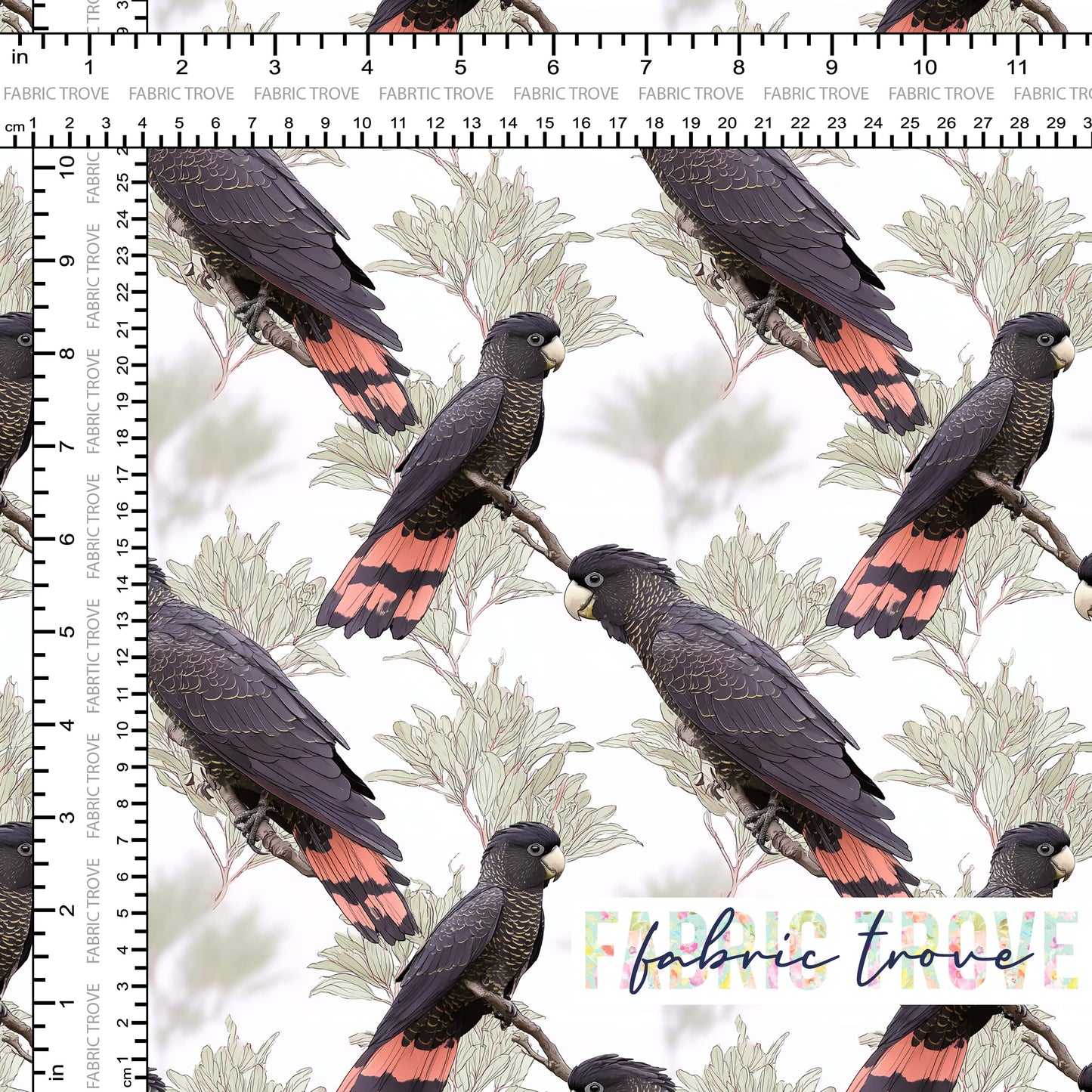 KNIT 95/5 - Black Cockatoo