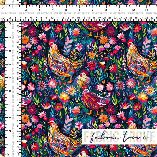 KNIT 95/5 - Bright Chickens