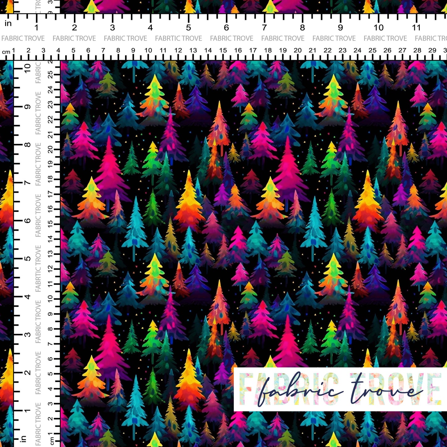 KNIT 95/5 - Bright Christmas Trees