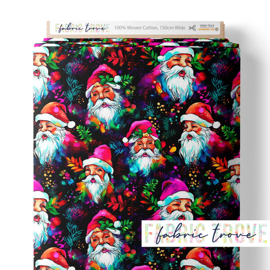 COTTON 100 - Bright Santa