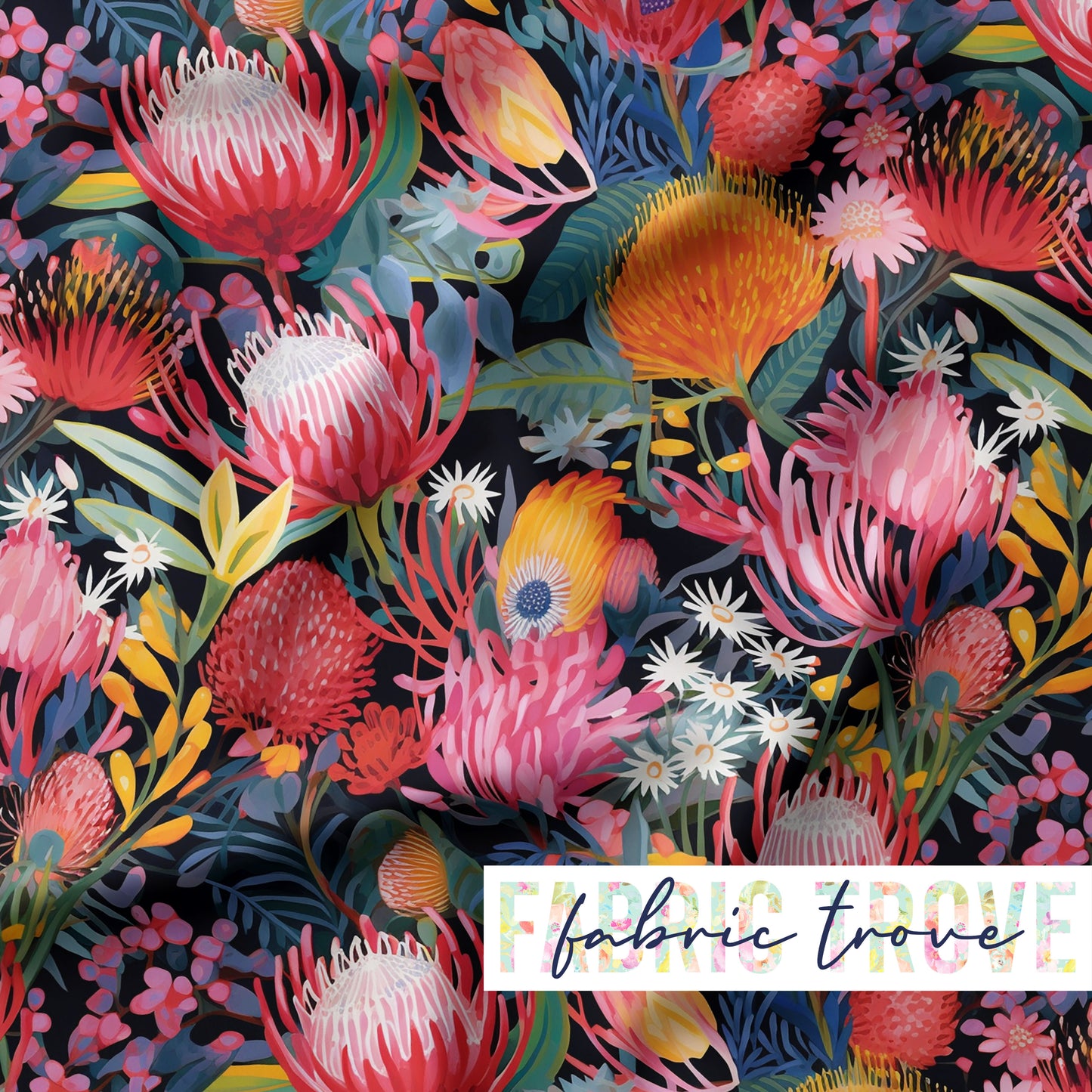 KNIT 95/5 - Bright Wildflowers