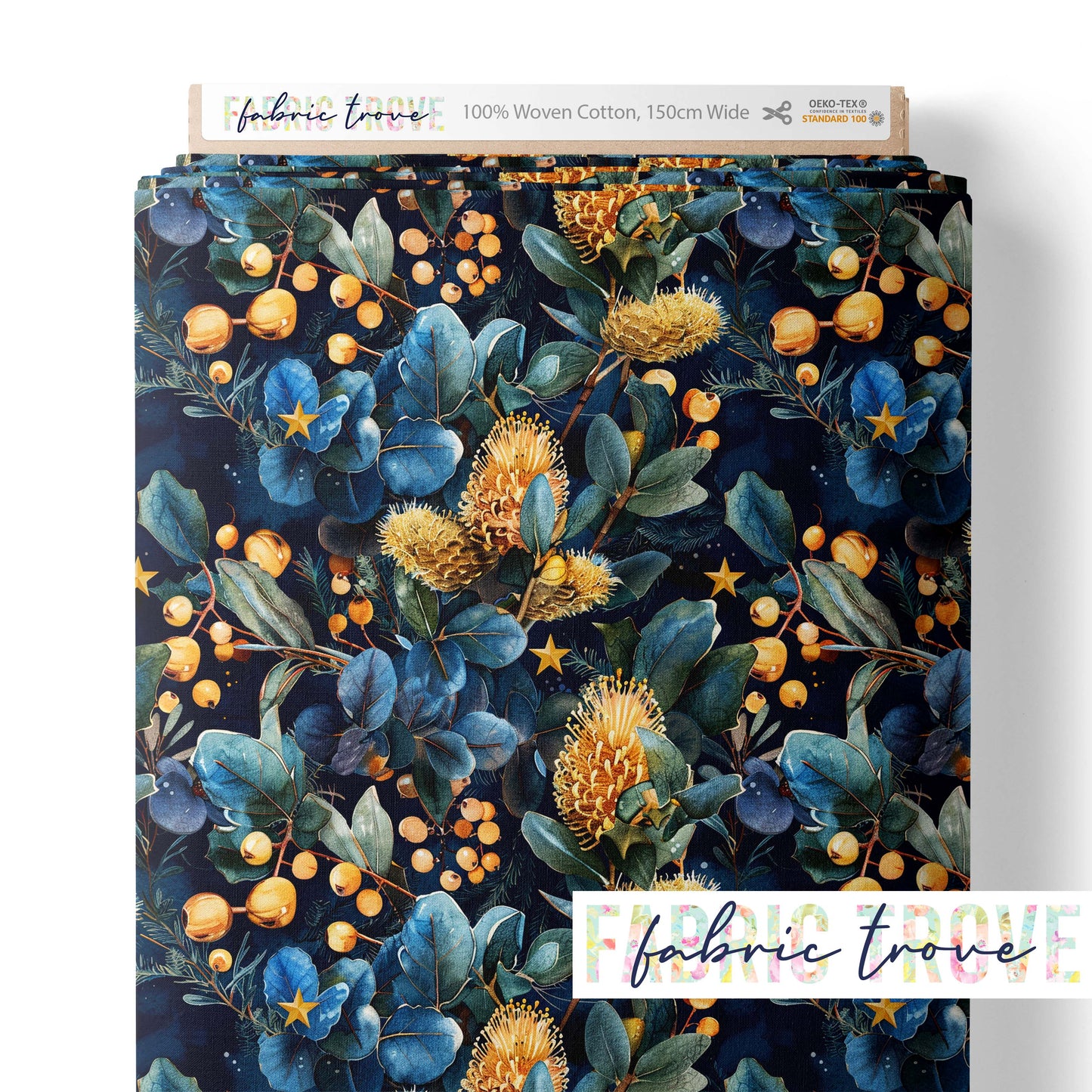 COTTON 100 - Bush Noel Navy