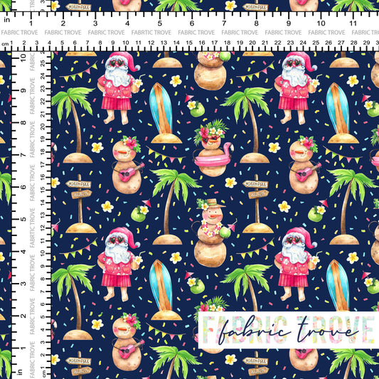 PO #Christmas - Christmas Beach Navy