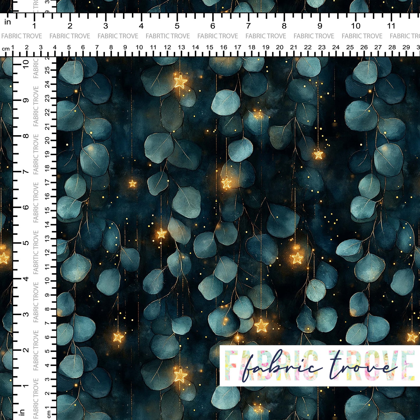 COTTON 100 - Christmas Eucalypt