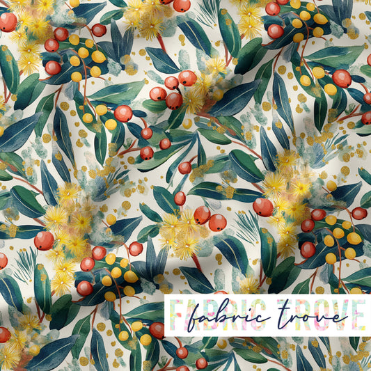 COTTON 100 - Christmas Wattle Cream