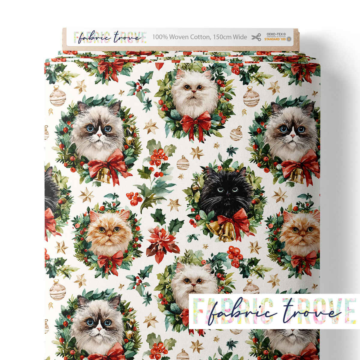 C100 - Christmas Paws