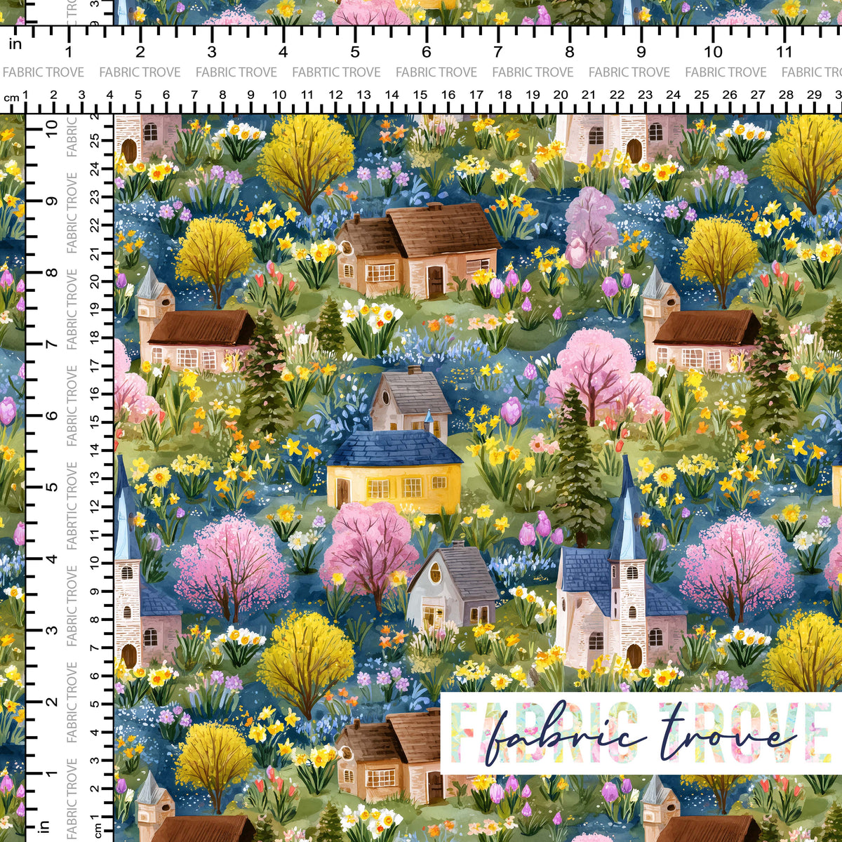 Cottagecore Cotton Fabric 150cm | OEKO-TEX | Fabric Trove